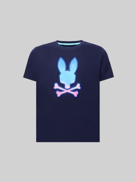 Psycho Bunny Kids Caspian Graphic Tee Size 7/8